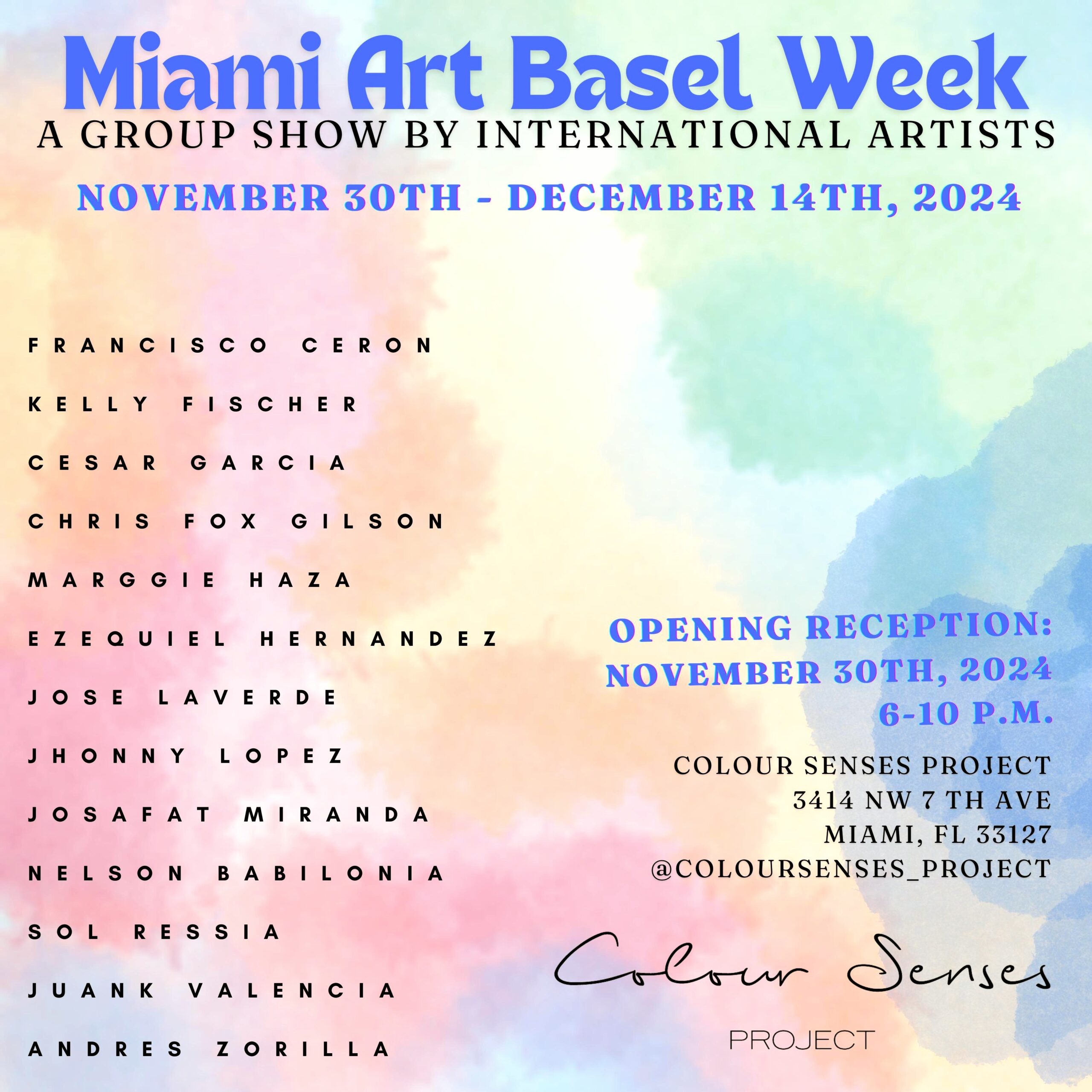 Colour Sense Projects - Miami Art Basel Week