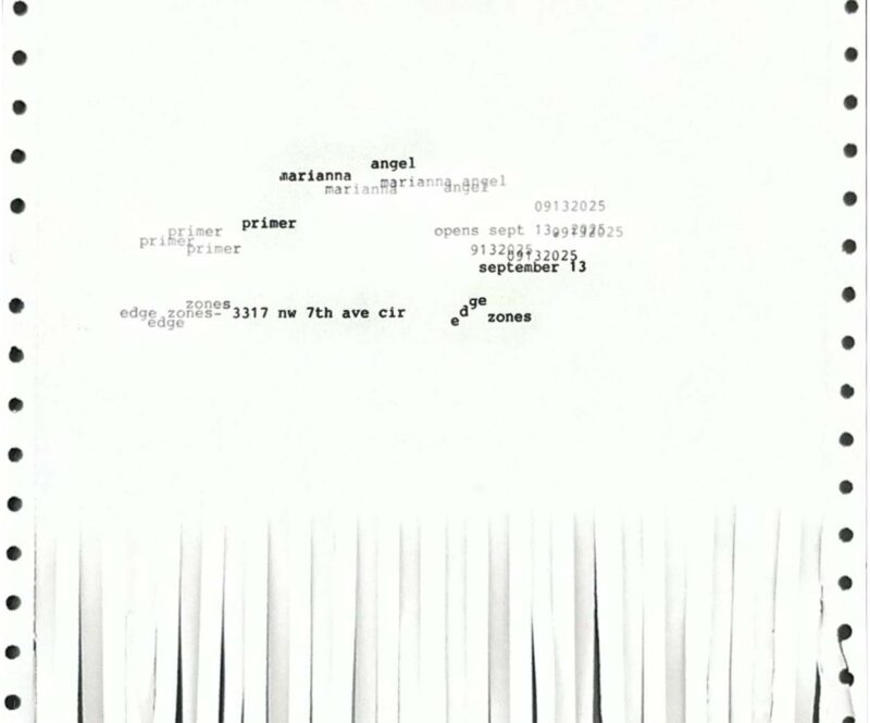 Primer by Marianna Angel. | Edge Zones Art Center