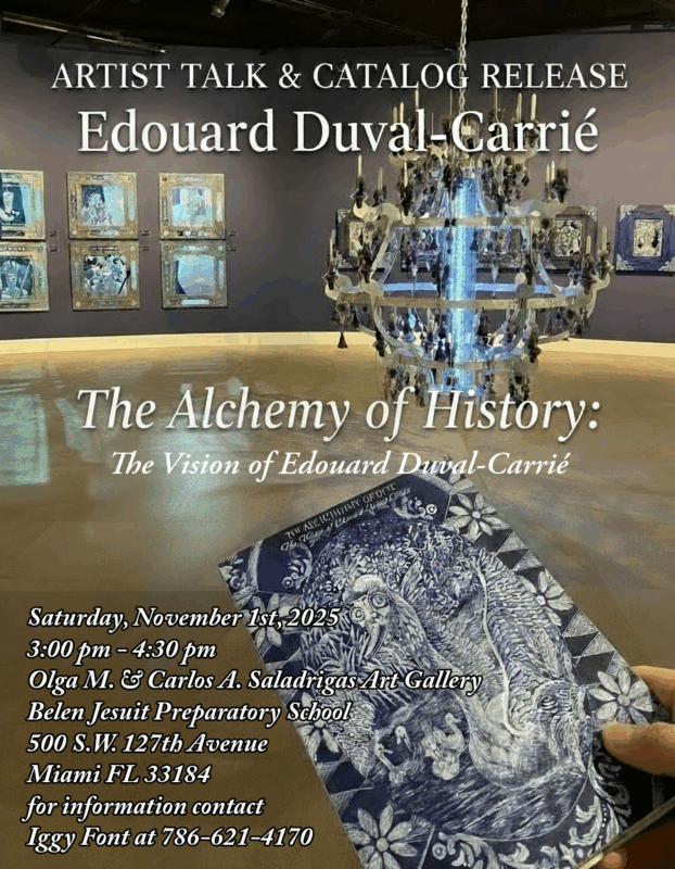 Olga M. & Carlos A. Saladrigas Art Gallery | Artist Talk with Edouard Duval-Carrié
