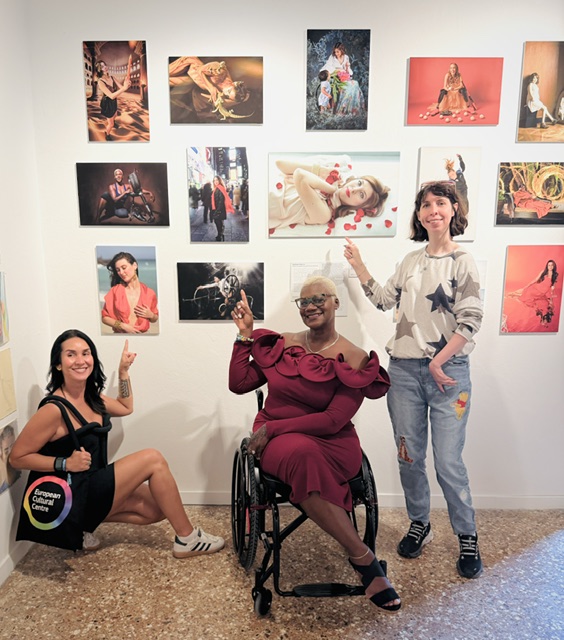 (left to right) Photographer Raquel Oliveira, BBP Model Erin Brown and BBP Ambassador & Model Joy Pearl Peloso